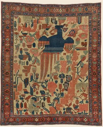 Persian Bakshaish Phoenix Rug